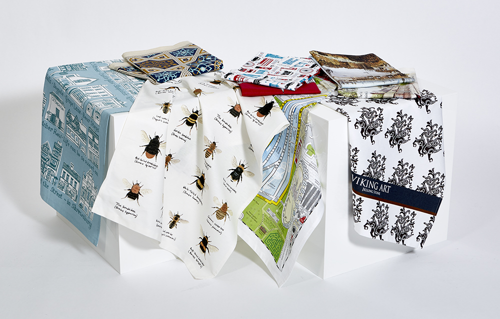 Personalised Custom Printed Tea Towels Countryside Art