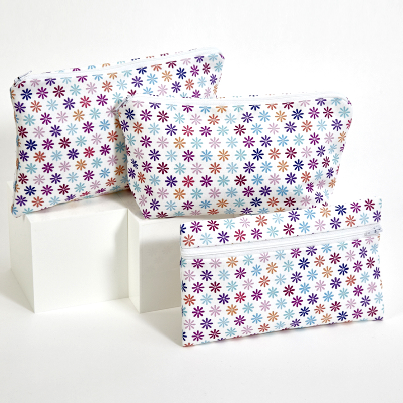 Custom Printed Cosmetic Bags Makeup Bags Countryside Art
