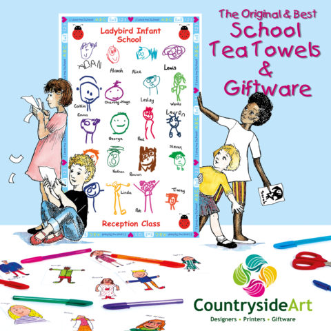 The First Ever School Tea Towels…